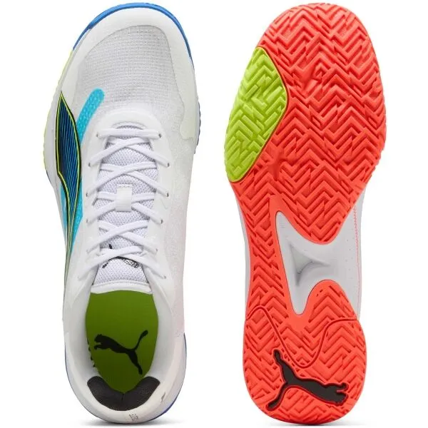 Puma ACCELERATE TURBO 4 GAME ON Unisex obuv na hádzanú, biela, veľkosť 41