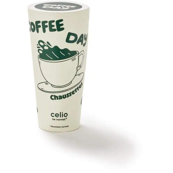CELIO XMISOCOFFE Pánske ponožky v darčekovom balení, hnedá, veľkosť