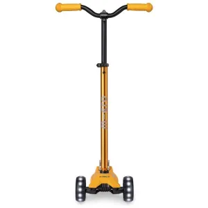 Micro MAXI DELUXE PRO LED Detská kolobežka, žltá, veľkosť