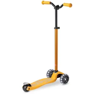Micro MAXI DELUXE PRO LED Detská kolobežka, žltá, veľkosť