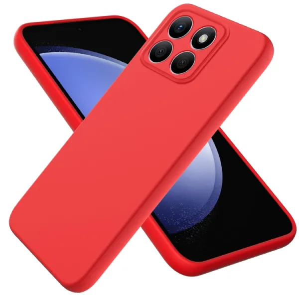 RUBBER Ochranný obal pre Honor X8b červený