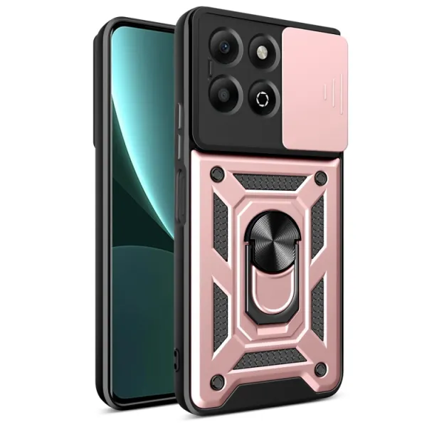 RING CAMERA Kryt s držiakom pre Honor X6b ružový
