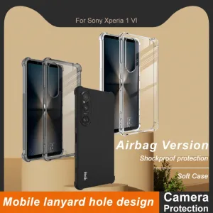 IMAK Ochranný silikónový obal pre Sony Xperia 1 VI priehľadný