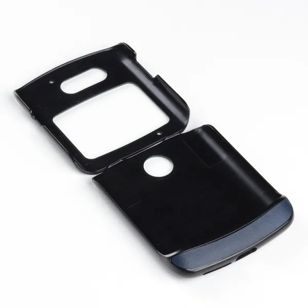 LEATHER TPU Ochranný kryt  Motorola Razr 5G modrý