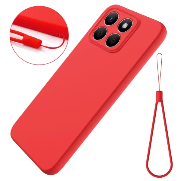 RUBBER Ochranný obal pre Honor X8b červený