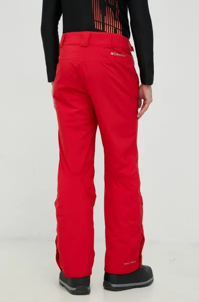 Columbia SHAFER CANYON PANT Pánske lyžiarske nohavice, červená, veľkosť