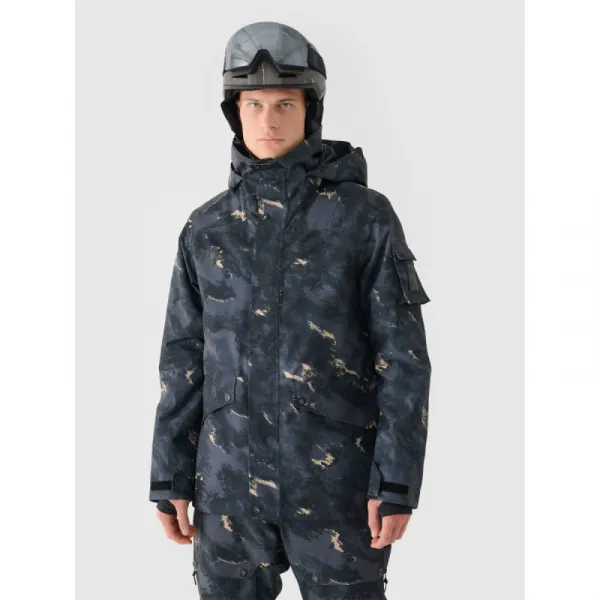 Pánska lyžiarska bunda 4F TECHNICAL JACKET-WAW24TTJAM509-90A-MULTICOLOUR ALLOVER