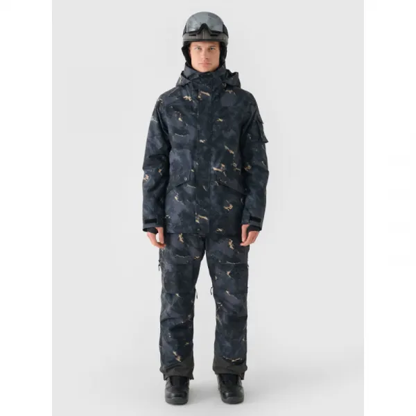 Pánska lyžiarska bunda 4F TECHNICAL JACKET-WAW24TTJAM509-90A-MULTICOLOUR ALLOVER