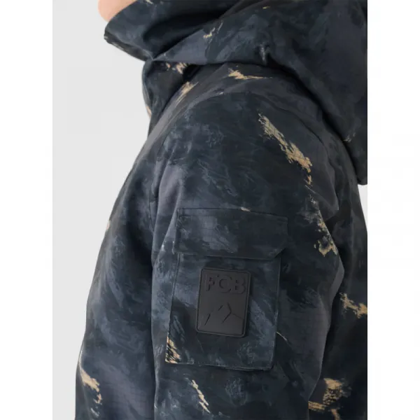 Pánska lyžiarska bunda 4F TECHNICAL JACKET-WAW24TTJAM509-90A-MULTICOLOUR ALLOVER
