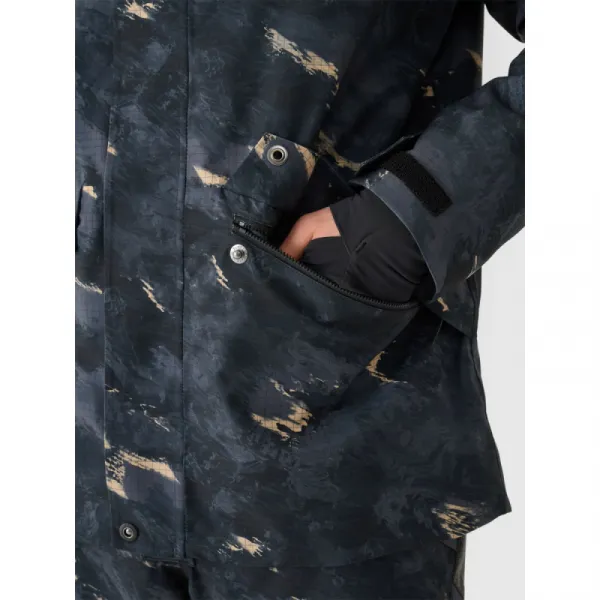 Pánska lyžiarska bunda 4F TECHNICAL JACKET-WAW24TTJAM509-90A-MULTICOLOUR ALLOVER