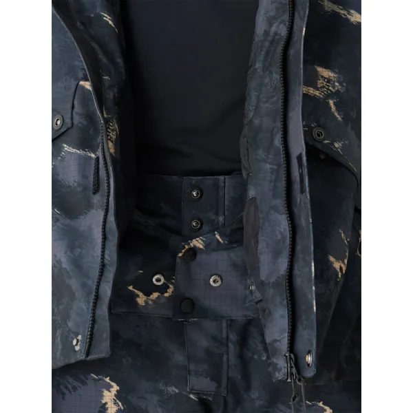 Pánska lyžiarska bunda 4F TECHNICAL JACKET-WAW24TTJAM509-90A-MULTICOLOUR ALLOVER