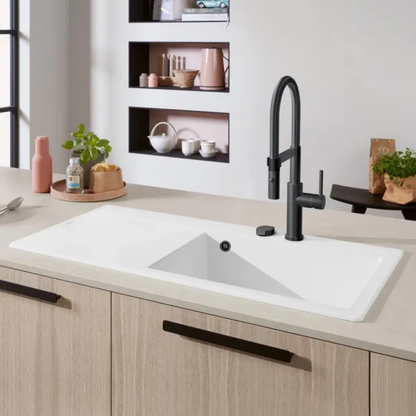 VILLEROY & BOCH VILLEROY & BOCH - Drezová batéria Steel Expert Compact, odnímateľná sprcha, antracit 92730005
