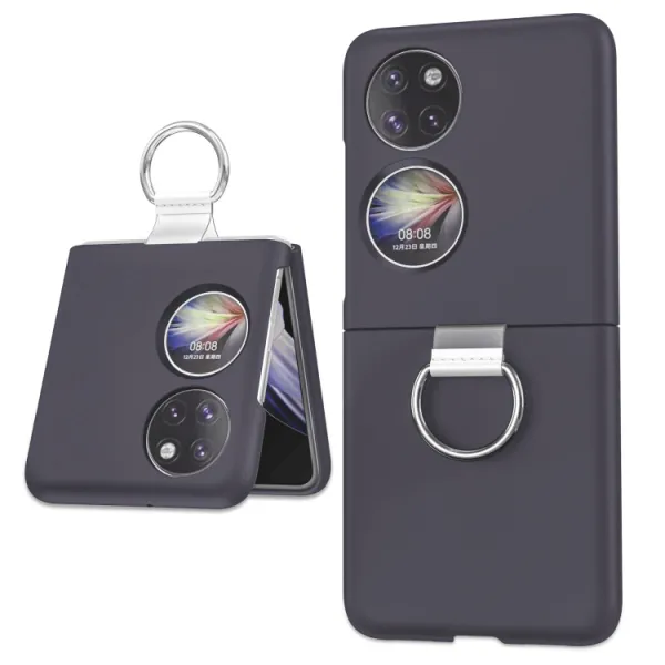 HOOK 2in1 Ochranný obal s držiakom Huawei P50 Pocket šedomodrý