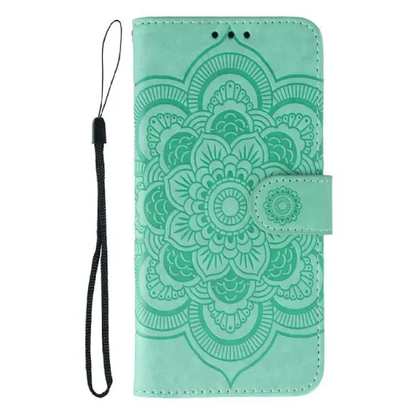 ART MANDALA Peňaženkový obal pre T Phone 3 Pro zelený