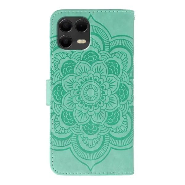ART MANDALA Peňaženkový obal pre T Phone 3 Pro zelený