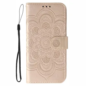 ART MANDALA Peňaženkový obal pre T Phone 3 Pro zlatý