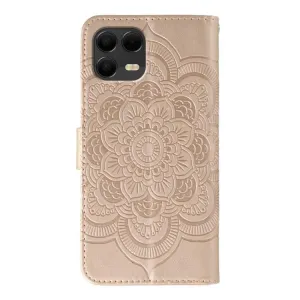 ART MANDALA Peňaženkový obal pre T Phone 3 Pro zlatý