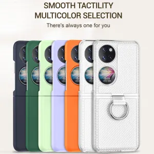 HOOK 2in1 Ochranný obal s držiakom Huawei P50 Pocket šedomodrý
