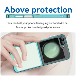 CRYSTAL Ochranný obal pre Samsung Galaxy Z Flip7 FE 5G / Flip6 5G tyrkysový