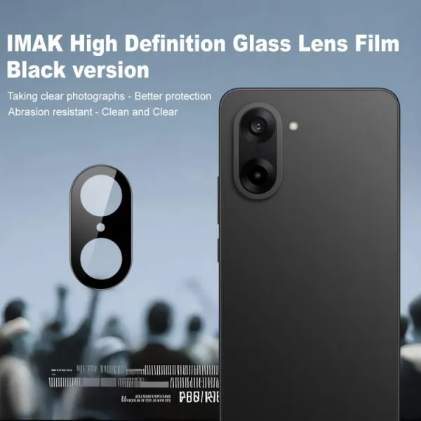 IMAK FULL COVER Sklo pre fotoaparát OnePlus Nord CE 5 5G BLACK