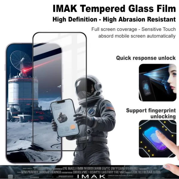 IMAK 3D Tvrdené ochranné sklo pre OnePlus 15R