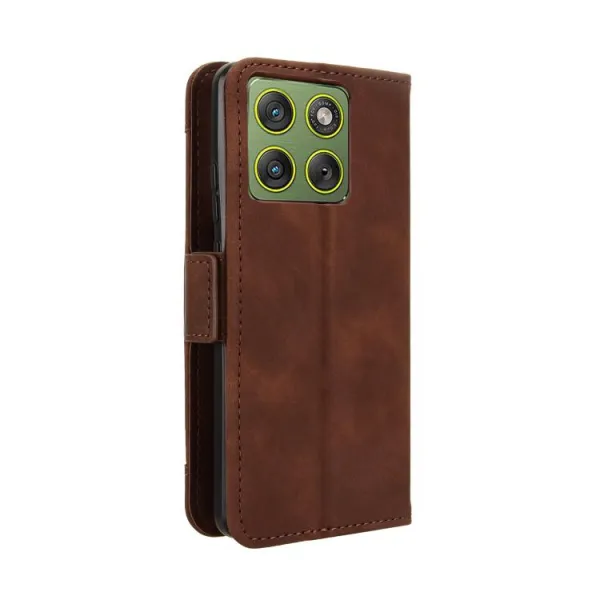 SLOT Peňaženkový obal pre Motorola Edge 70 hnedý