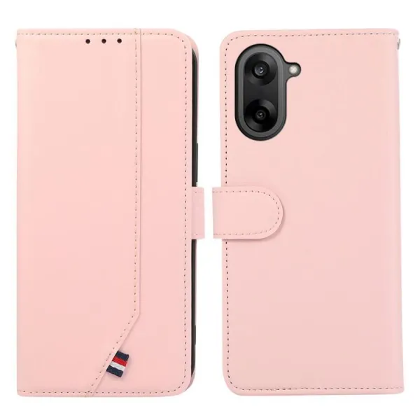 ABEEL DELICATE Peňaženkový obal OnePlus Nord CE 5 5G ružový