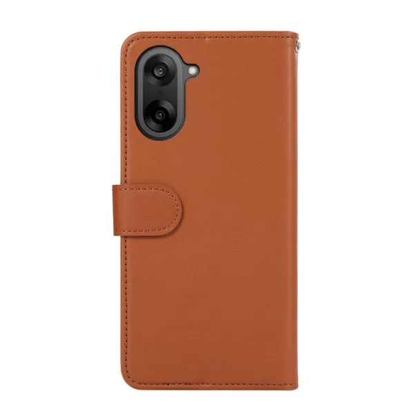 ABEEL DELICATE Peňaženkový obal OnePlus Nord CE 5 5G hnedý