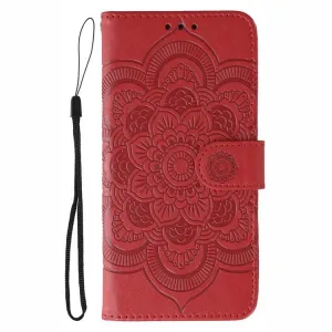 ART MANDALA Peňaženkový obal pre T Phone 3 Pro červený