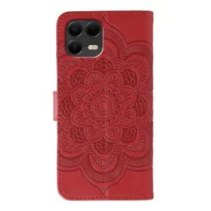 ART MANDALA Peňaženkový obal pre T Phone 3 Pro červený