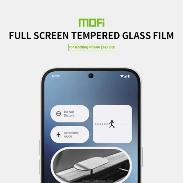 3D Tvrdené ochranné sklo pre Nothing Phone 3a Lite