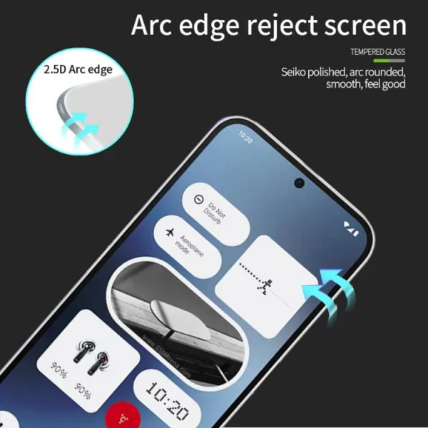 3D Tvrdené ochranné sklo pre Nothing Phone 3a Lite