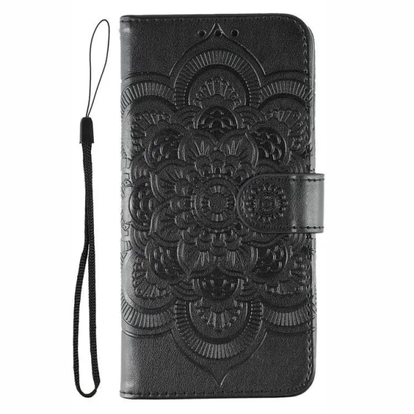 ART MANDALA Peňaženkový obal pre T Phone 3 Pro čierny