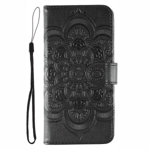 ART MANDALA Peňaženkový obal pre T Phone 3 Pro čierny