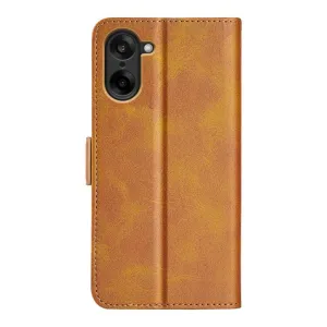SIDE Peňaženkové puzdro pre OnePlus Nord CE 5 5G svetlohnedé