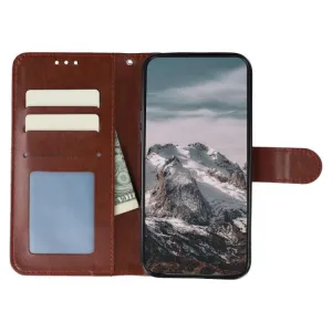 ART MANDALA Peňaženkový obal pre T Phone 3 Pro hnedý