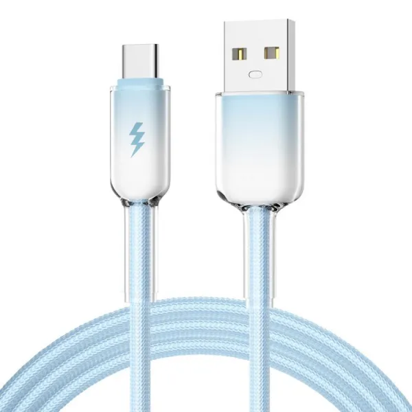 ENKAY GRADIENT 60W Kábel USB / USB Typ-C 1m modrý