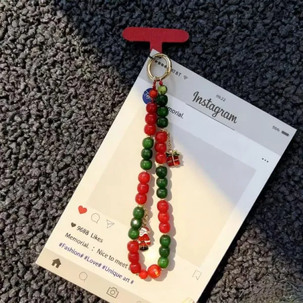 JOYBEADS Vianočný prívesok na mobil SANTA CLAUS