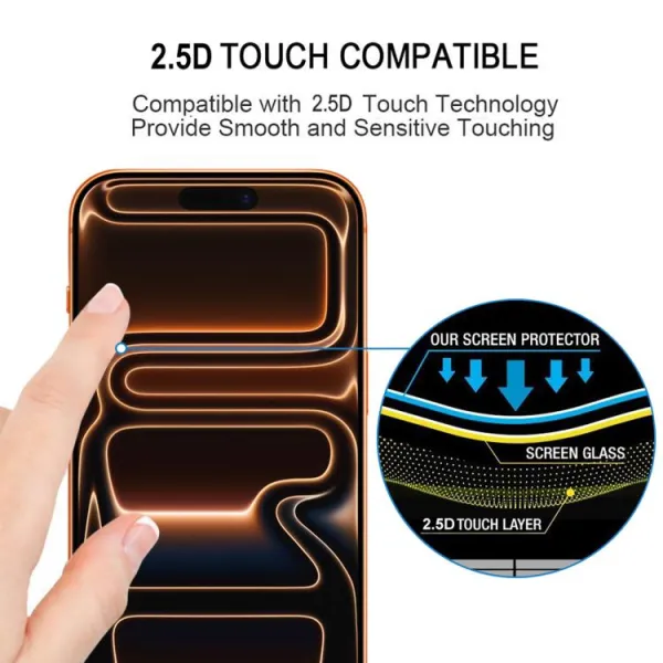 3D Tvrdené ochranné sklo pre Apple iPhone 17 Pro Max