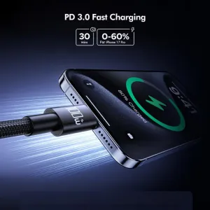ENKAY PD100 Rýchlonabíjací USB-C kábel 100W 2m modrý