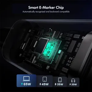 ENKAY PD100 Rýchlonabíjací USB-C kábel 100W 2m modrý