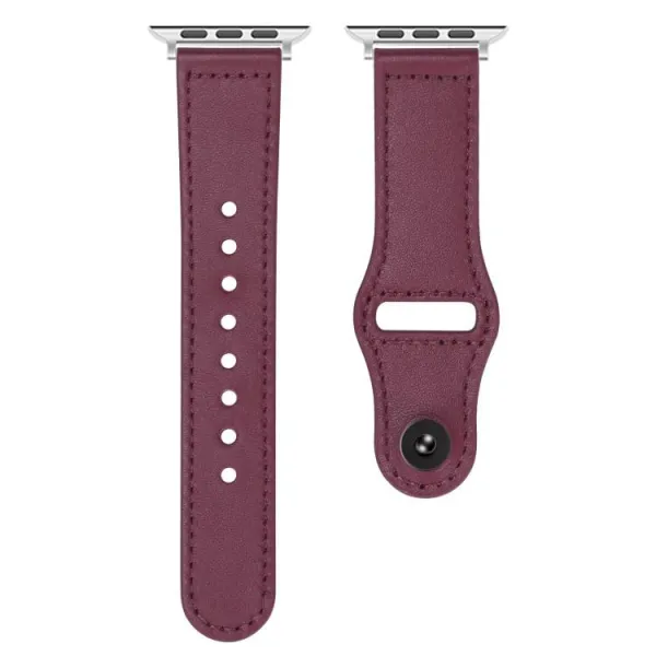 REVERSA Kožený remienok pre Apple Watch 44 / 45 / 46 / 49mm fialový