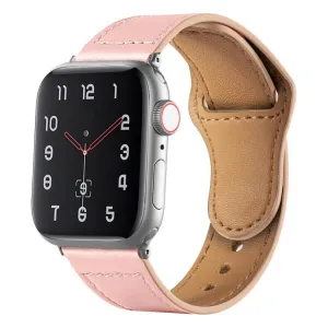 REVERSA Kožený remienok pre Apple Watch 44 / 45 / 46 / 49mm ružový