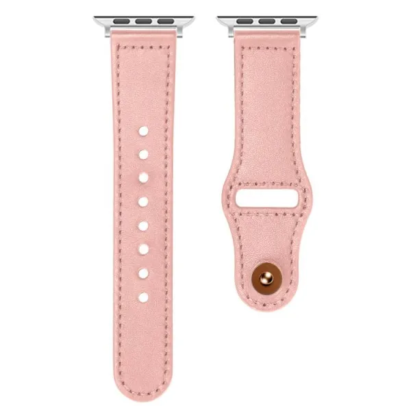 REVERSA Kožený remienok pre Apple Watch 44 / 45 / 46 / 49mm ružový