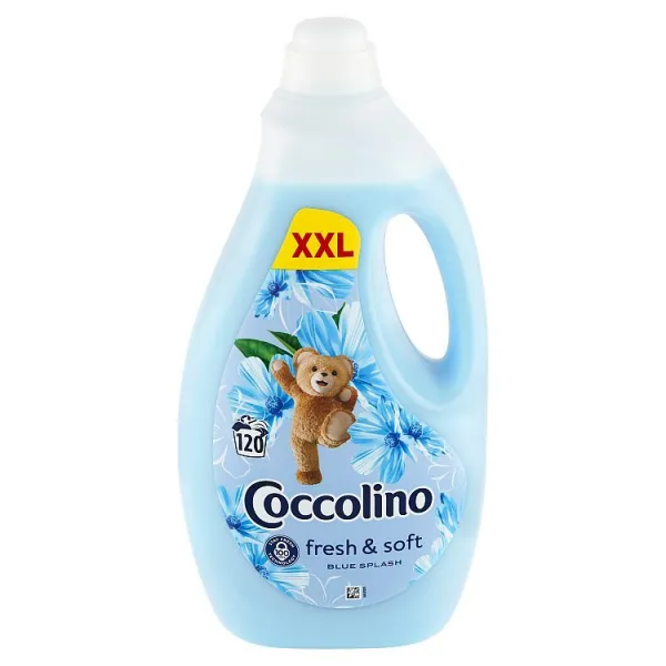Coccolino Fresh & Soft Blue Splash koncentrovaný avivážny prípravok 120 praní 3000 ml