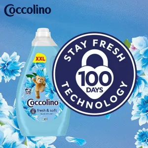 Coccolino Fresh & Soft Blue Splash koncentrovaný avivážny prípravok 120 praní 3000 ml