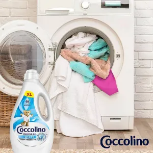 Coccolino Biele oblečenie tekutý prací prípravok 68 praní 2,72 l