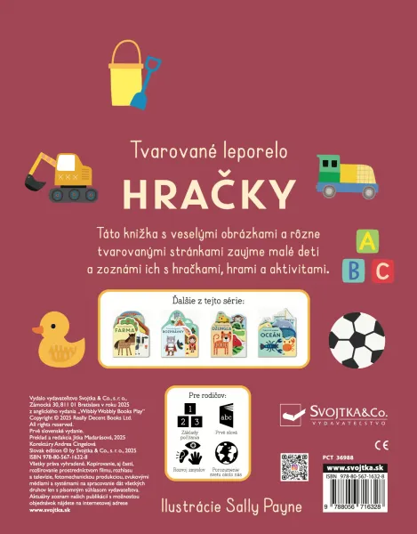 Tvarované leporelo - Hračky