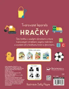 Tvarované leporelo - Hračky