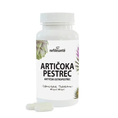 NEFDESANTÉ Artičoka pestrec 60 kapsúl